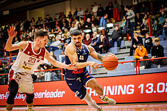 Basketball, win2day Basketball Superliga 2022/23, Grunddurchgang 19.Runde, Traiskirchen Lions, BBC Nord Dragonz, Fabio Söhnel (44)