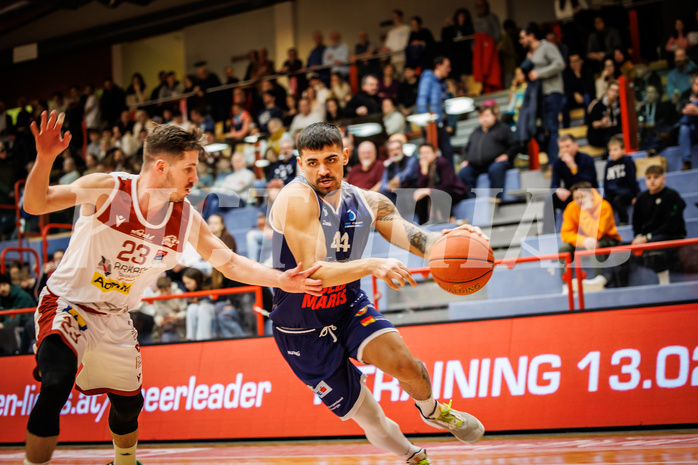 Basketball, win2day Basketball Superliga 2022/23, Grunddurchgang 19.Runde, Traiskirchen Lions, BBC Nord Dragonz, Fabio Söhnel (44)