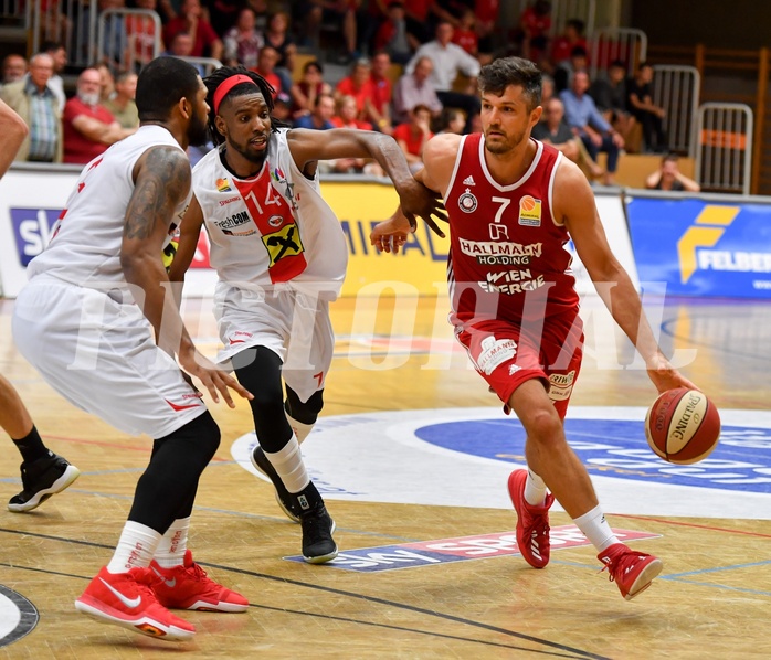 Basketball ABL 2017/18 PlayOff VF1 Flyers Wels vs BC Vienna