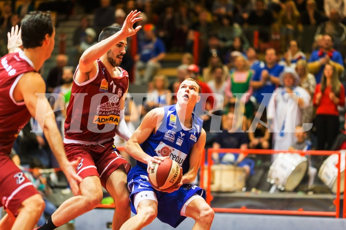 Basketball ABL 2015/16 Grunddurchgang 23.Runde Traiskirchen Lions vs. Oberwart Gunners