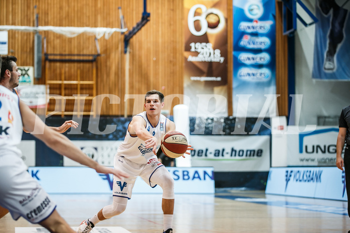 Basketball, bet-at-home Basketball Superliga 2020/21, Grunddurchgang 8. Runde, Oberwart Gunners, Klosterneuburg Dukes, Edi Patekar (9)