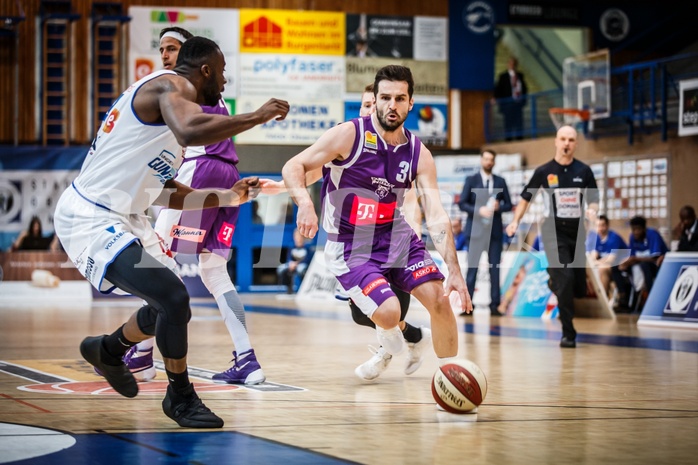 Basketball, ABL 2018/19, Grunddurchgang 33.Runde, Oberwart Gunners, Timberwolves, Petar Cosic (3)