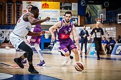 Basketball, ABL 2018/19, Grunddurchgang 33.Runde, Oberwart Gunners, Timberwolves, Petar Cosic (3)