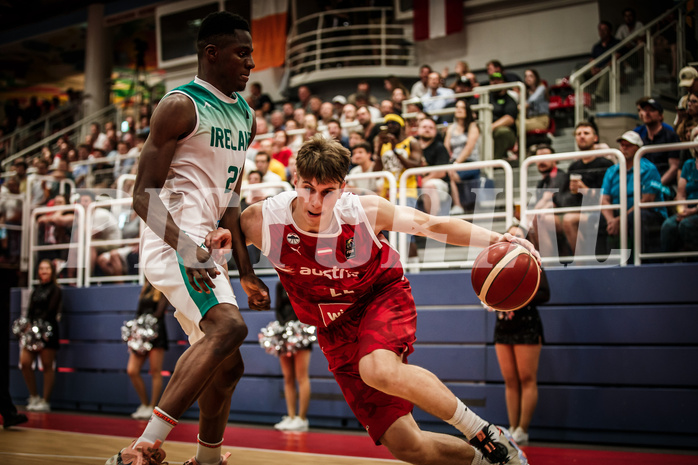 Basketball, FIBA EuroBasket 2025 Qualifiers , , AUSTRIA, IRELAND, Timo LANMÜLLER (77)