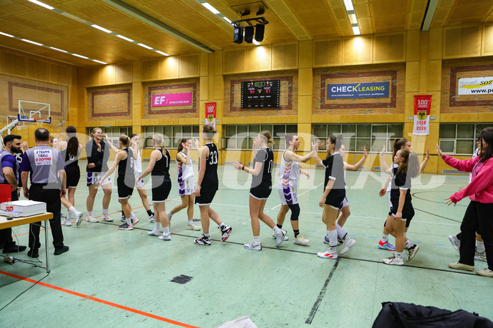 Basketball Damen Superliga 2023/24, Grunddurchgang 10.Runde Vienna United vs. Basket Flames