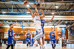Basketball, bet-at-home Basketball Superliga 2020/21, Grunddurchgang, 14. Runde, Oberwart Gunners, Gmunden Swans, Jonathan Knessl (12)
