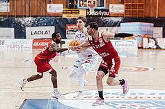 Basketball, Basketball Superliga 2023/24, Gunddurchgang 7. Runde, Oberwart Gunners, BC Vienna, Demarkus Stuckey Jr. (42), Florian Koeppel (8), Davor Konjevic (31)