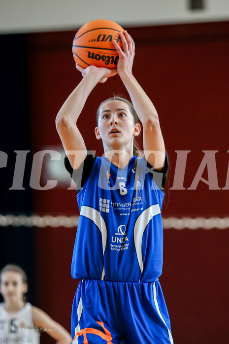 02.03.2025 Österreichischer Basketballverband 2024/25, SLWU16 Basket Flames UNION vs. DBB  Basketgirls Wels