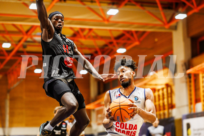 Basketball, win2day Basketball Superliga 2024/25, Qualifikationsrunde 4, BBC Nord Dragonz, Kapfenberg Bulls, Jalen Green (22)