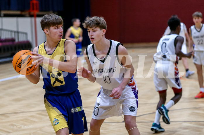 18.01.2025 Österreichischer Basketballverband 2024/25, SLMU14, Vienna United vs. Ubsc Juniors The Castle Gate