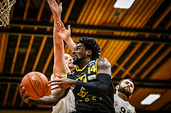 Basketball, Basketball Zweite Liga, Grunddurchgang 17.Runde, Mattersburg Rocks, Fürstenfeld Panthers, Fredrick Sims Jr. (14)