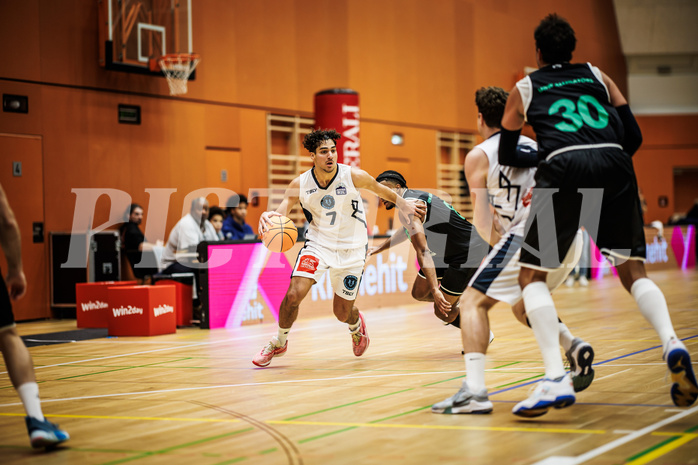 Basketball, Basketball Zweite Liga 2024/25, Grunddurchgang 4.Runde, Vienna Timberwolves, UDW Alligators, Armin Karian (7)
