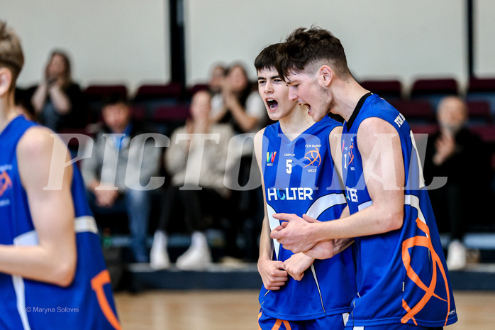 02.03.2025 Österreichischer Basketballverband 2024/25, SLMU16 Basket Flames WAT vs. FCN Baskets Wels