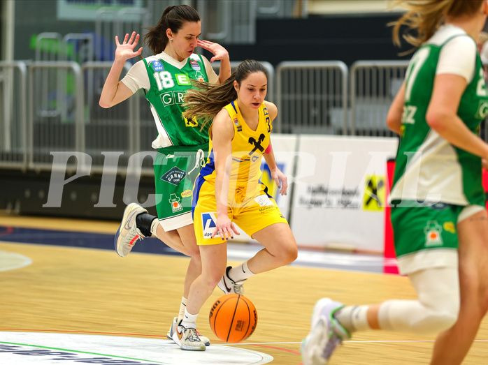 Basketball Damen Superliga 2023/24, Finale Spiel 1 SKN St. Pölten vs. UBI Graz


