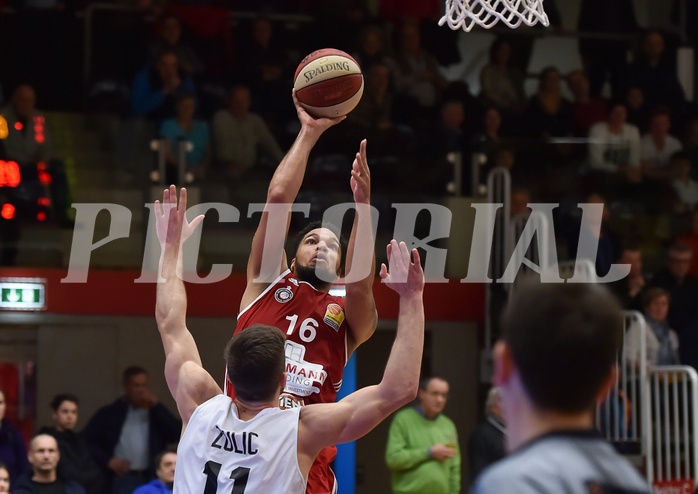 Basketball ABL 2015/16 Grunddurchgang 21.Runde WBC Wels vs BC Vienna