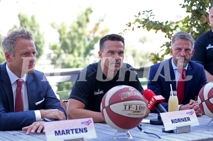 Basketball ÖBV 2019, Pressekonferenz  vs. 


