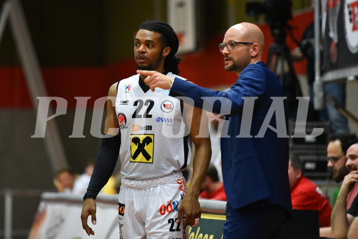Basketball Superliga 2021/22, Viertelfinale Spiel 4, Flyers Wels vs Swans Gmunden
