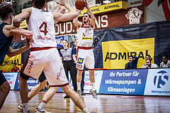 Basketball, win2day Basketball Superliga 2022/23, 10. Qualifikationsrunde, Traiskirchen Lions, Vienna D.C. Timberwolves, Emilio Banic (23)