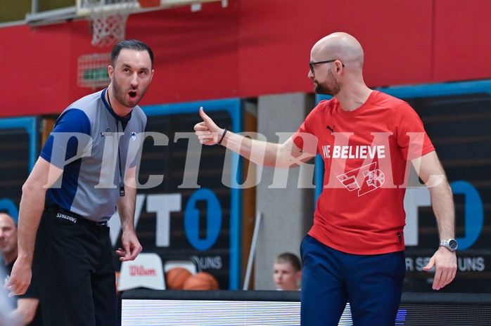 Basketball Superliga 2024/25, Playoff, Viertelfinale Spiel 3, Flyers Wels vs BBC Nord Dragonz,
