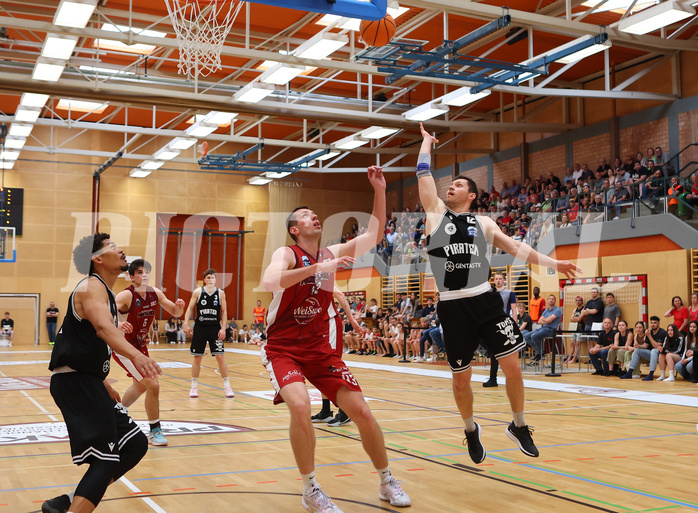 Basketball Zweite Liga 2024/25, Playoffs, Finale Spiel 3 Mistelbach Mustangs vs. Wörthersee Piraten


