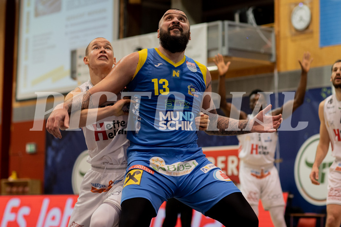 Basketball, Basketball Superliga 2022/23, Grunddurchgang Runde 18, Kapfenberg Bulls, SKN St. P