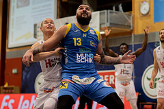 Basketball, Basketball Superliga 2022/23, Grunddurchgang Runde 18, Kapfenberg Bulls, SKN St. P