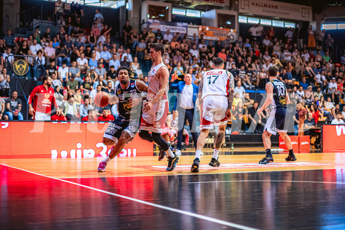 Basketball, Win2Day Superliga 2022/23, Playoff, Finale Spiel 4, BC Vienna, Gmunden Swans, 