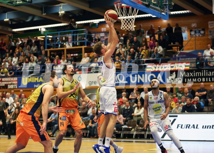 Basketball Basketball Superliga 2019/20, Grunddurchgang 6.Runde Gmunden Swans vs. UBSC Graz


