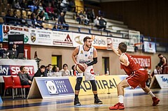 Basketball, ABL 2018/19, Grunddurchgang 29.Runde, Oberwart Gunners, Traiskirchen Lions, Hayden Thomas Lescault (11)