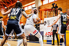 Basketball, win2day Basketball Superliga 2024/25, Playoffs Halbfinale 4. Spiel
, BBC Nord Dragonz, Gmunden Swans, Peter Turay (12)