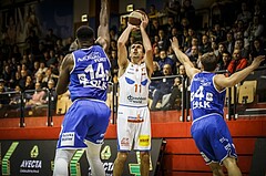 Basketball, ABL 2018/19, Grunddurchgang 16.Runde, Kapfenberg Bulls, Oberwart Gunners, Milan Stegnjaic (11)