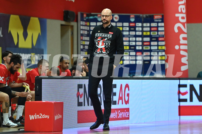 Basketball, Superliga 2024/25, Grunddurchgang 14.Runde, Flyers Wels vs. UBSC Graz,