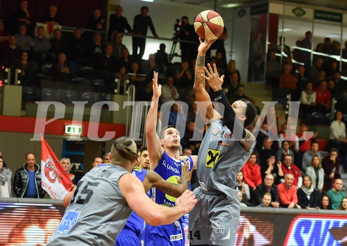 Basketball ABL 2016/17, Grunddurchgang 20.Runde WBC Wels vs. Gmunden Swans


