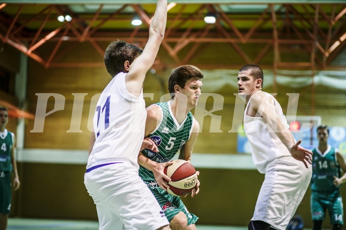 Basketball, 2.Bundesliga, Grunddurchgang 4.Runde, Mattersburg Rocks, BBU Salzburg, Andi Smrtnik (5)