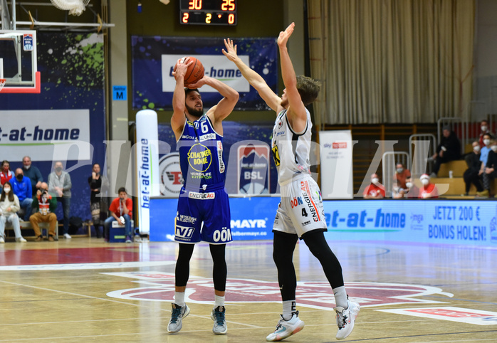 Basketball Superliga 2021/22, Grunddurchgang. 10.Runde Flyers Wels vs. Swans Gmunden Basketball Superliga 2021/22, Grunddurchgang. 10.Runde Flyers Wels vs. Swans Gmunden