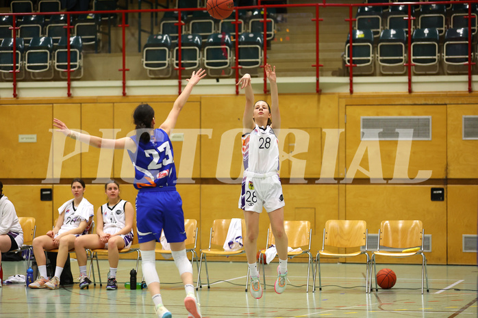 Basketball Damen Superliga 2022/23, Grunddurchgang 11.Runde Vienna United vs. DBB LZ OÖ


