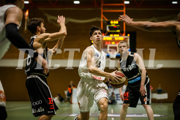 Basketball, Basketball Zweite Liga, Playoffs: Viertelfinale 2. Spiel, BBC Nord Dragonz, Mattersburg Rocks, Felix Leindecker (8)