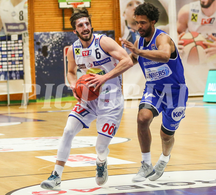 Basketball Superliga 2021/22, 7.Plazierungsrunde Gmunden Swans vs. Oberwart Gunners


