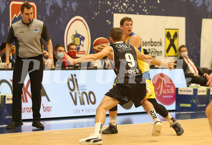 Basketball Superliga 20120/21, Grunddurchgang 7.Runde SKN St.Pölten vs. Flyers Wels