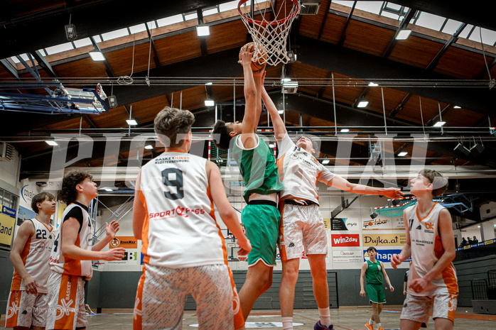 29.03.2025 Österreichischer Basketballverband 2024/25, SLMU16, Basket Dukes vs. KOS Celovec