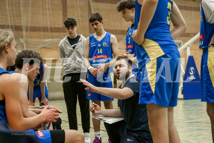 27.04.2025 Österreichischer Basketballverband 2024/25, SLMU16, VF Vienna United vs. SKN St. Pölten