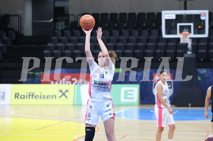 23.10.2022, Raiffeisen Sportpark, Basketball Damen Superliga 2022/23, Grunddurchgang 4.Runde,  
UBSC-DBBC Graz vs. Vienna Timberwolves,  