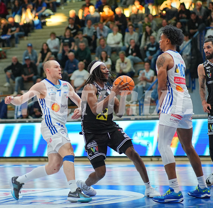 Basketball Superliga 2024/25, 10.Plazierungsrunde Oberwart Gunners vs. Flyers Wels