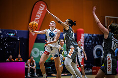 Basketball, Win2Day Basketball Damen Superliga 2023/24, Grunddurchgang 1.Runde, Vienna Timberwolves, Klosterneuburg Duchess, Melanie Fischer (14), Evangelia Vamvaka (77)