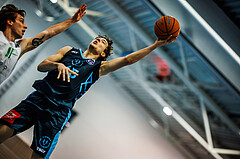 Basketball, Basketball Zweite Liga 2024/25, Grunddurchgang 13.Runde, UDW Alligators, Vienna Timberwolves, Simon Marek (11), Corneluis Stubenvoll (15)