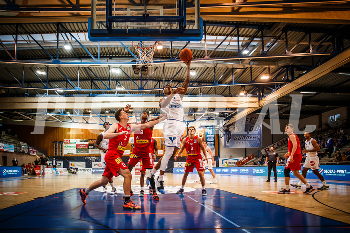 Basketball, Basketball Austria Cup 2021/22, Achtelfinale, Oberwart Gunners, Traiskirchen Lions, 