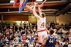 Basketball, win2day Basketball Superliga 2022/23, Grunddurchgang 19.Runde, Traiskirchen Lions, BBC Nord Dragonz, I. Gromovs (4)