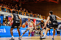 Basketball, win2day Basketball Superliga 2024/25, Grunddurchgang Runde 15, BBC Nord Dragonz, Kapfenberg Bulls, Lukas Hahn (25)
