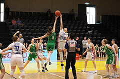 18.02.2023, Graz, Raiffeisen Sportpark, Basketball Damen Superliga 2022/23, Grunddurchgang 13.Runde, UBSC-DBBC Graz vs. KOS Celovec Damen,  