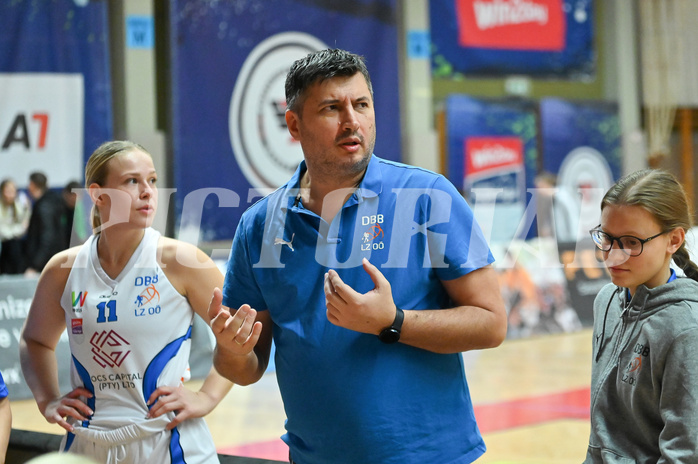 Basketball Superliga 2023/24, Grunddurchgang 7.Runde,
DBB LZ OÖ vs UBSC Graz,

